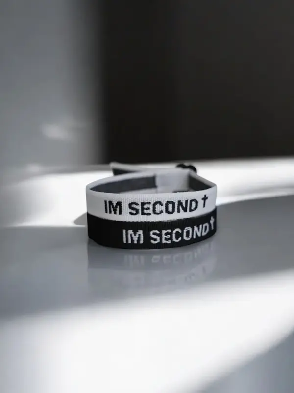 2 Pack- IM SECOND Bracelet for Promoting Humility and Selflessness (Set of 2 Bracelets)