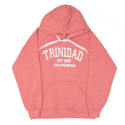 HILL Trinidad California 1852 Hoodie Pink Pullover USA Mens S