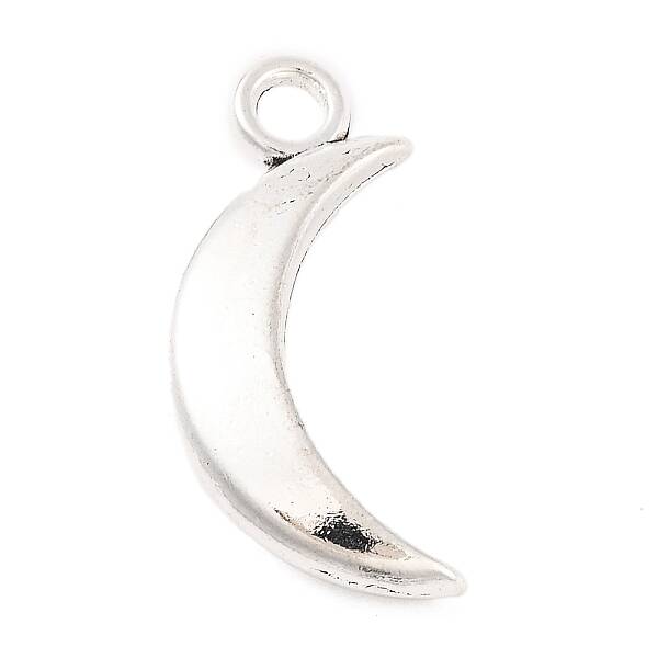 Tibetan Style Alloy Moon Pendants