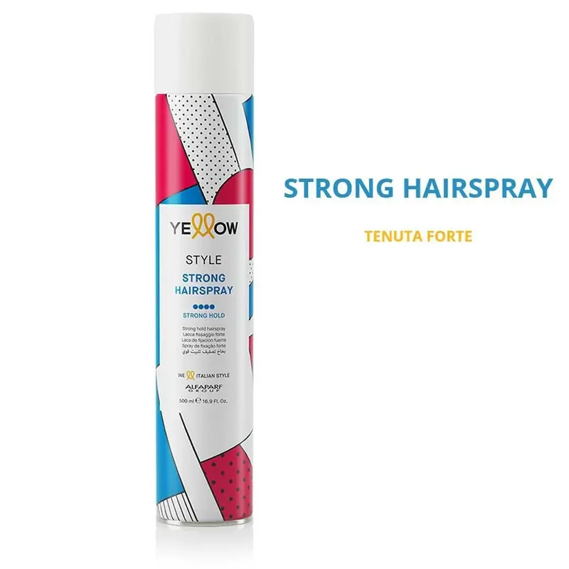 Strong Hairspray Alfaparf Yellow Style 500Ml