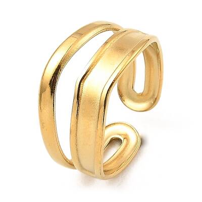 304 Stainless Steel Open Cuff Rings
