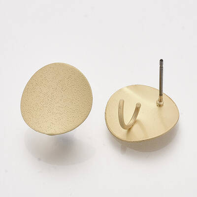 Iron Stud Earring Findings