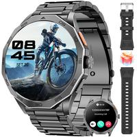 Multifunctional Smart Watch, Fashion 1.85 Inches Screen Digital Watch with Silicone Band, IP67 Waterproof Sports Smart Wat...