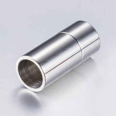 Tarnish Resistant 304 Stainless Steel Magnetic Clasps with Glue-in Ends