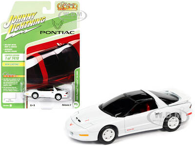1996 Pontiac Firebird Trans Am T/A WS6 Bright White with Black Top and Red Interior \