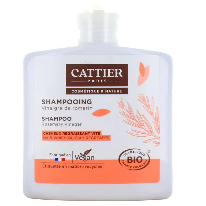 Cattier Organic Rosemary Vinegar Hair Shampoo 250ML
