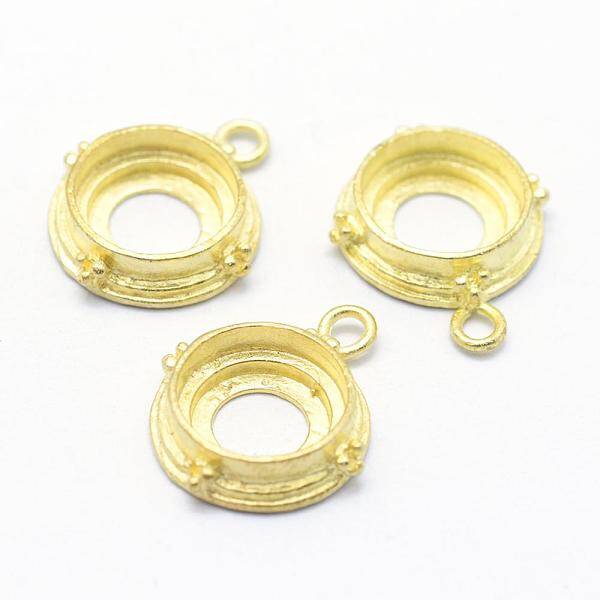 Brass Pendant Cabochon Open Back Settings