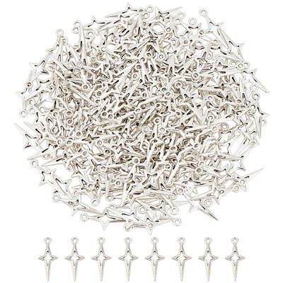 200Pcs Tibetan Style Alloy Pendants
