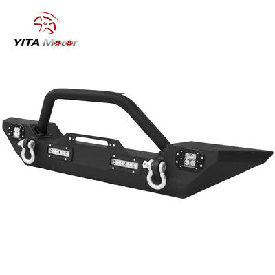 YITAMOTOR® Front Bumper for 07-18 Jeep Wrangler JK & Unlimited Rock Crawler Bumper