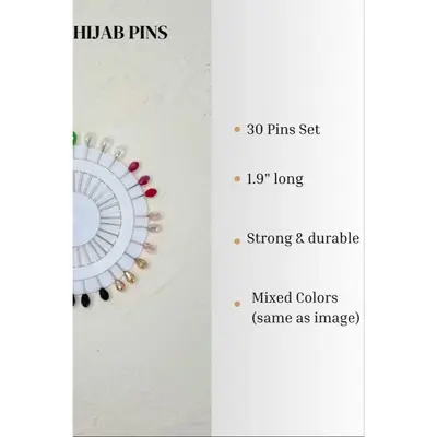Crystal Hijab Pins