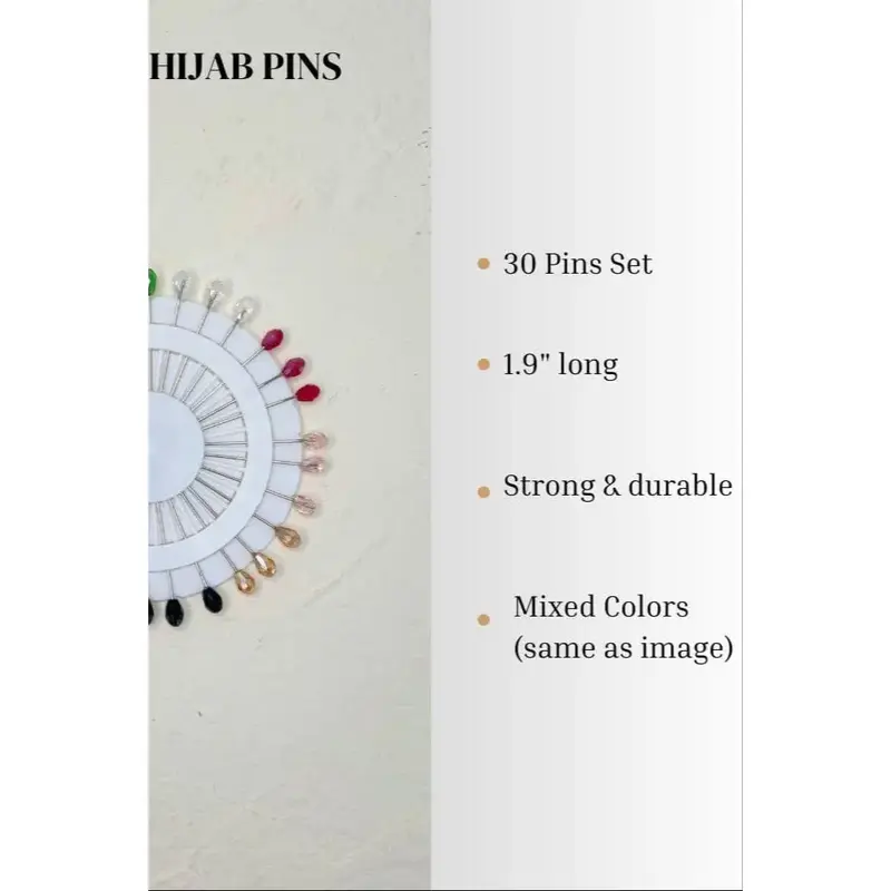 Crystal Hijab Pins