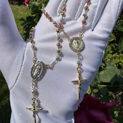 Rosary Bracelet for Her 7”