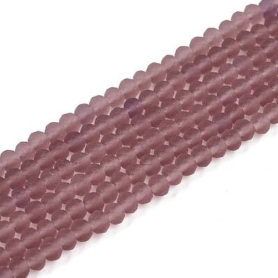 Transparent Glass Beads Strands