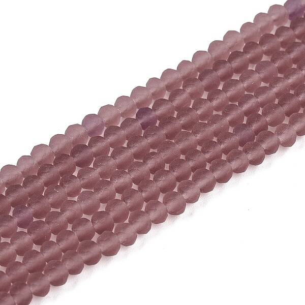 Transparent Glass Beads Strands