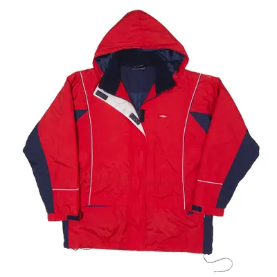 UMBRO Insulated Sports Coat Red Mens L