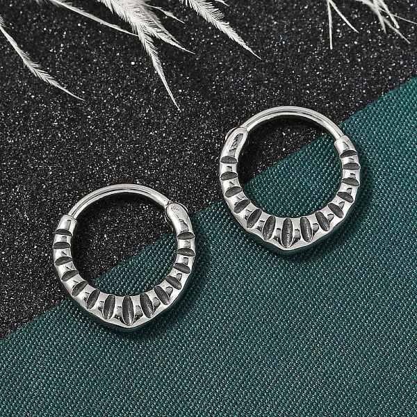 316 Surgical Stainless Steel Hoop Earrings