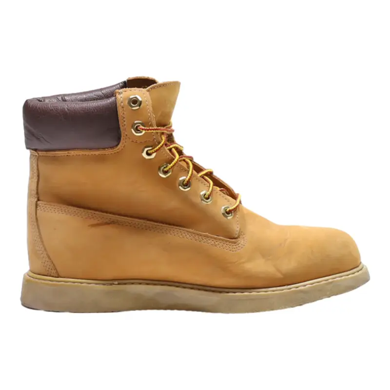 TIMBERLAND Lace-Up Boots Brown Leather Mens UK 7.5