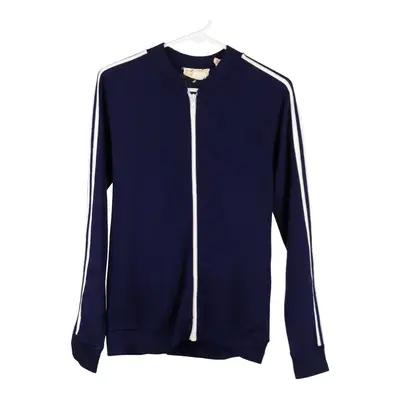 Unbranded Zip Up - XS Blue Cotton