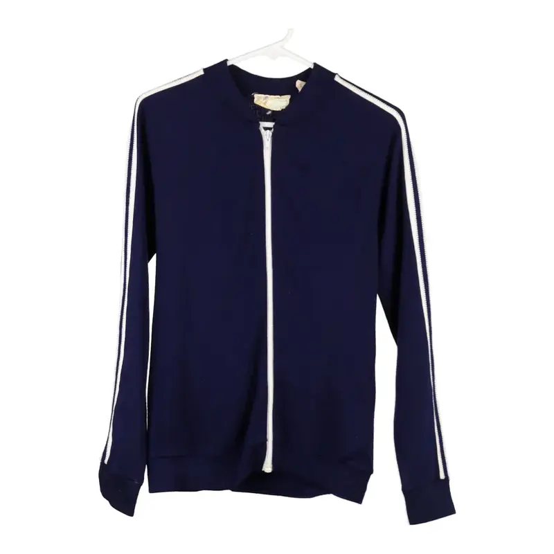 Unbranded Zip Up - XS Blue Cotton