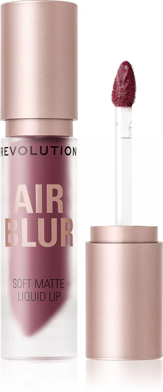 Makeup Revolution Air Blur light matte liquid lipstick color Black Cherry 3.5 ml
