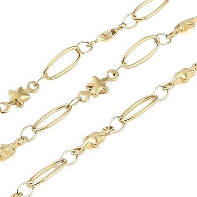 Ion Plating(IP) 304 Stainless Steel Link Chain