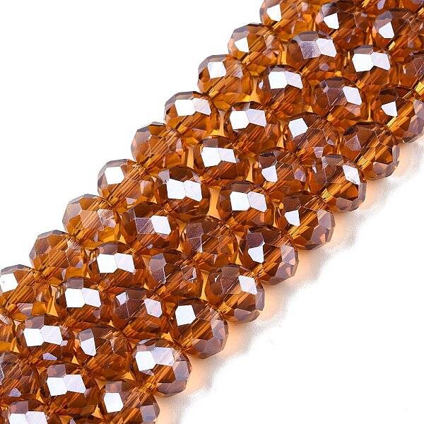 Electroplate Glass Beads Strands