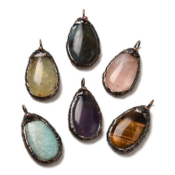 Natural Mixed Gemstone Pendants