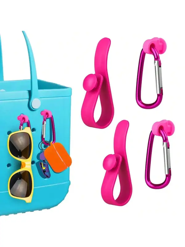 Insert Bag Charm Set, Bag Hooks Keychains, Bag Accessories, Insert Charms Mountaineering Carabiner Keychain Compatible with B...