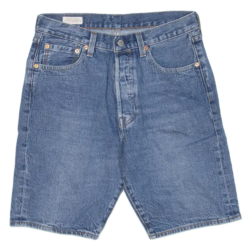 LEVI'S 501 BIG E Mens Jorts Shorts Blue M W30