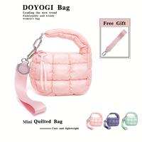 DoYoGi Puffy Cutie Mini Bag Textured Handbag wallets women wallet chain