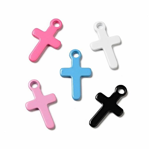 Spray Painted 201 Stainless Steel Pendants