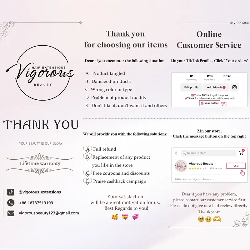 Vigorous Hair Extensions Gift