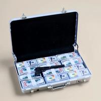 1:6 Scale Miniature Vintage Lockbox Set – Toy Accessories with Retro Printed Bills, Faux Gold Bars, and Antique Tokens for ...