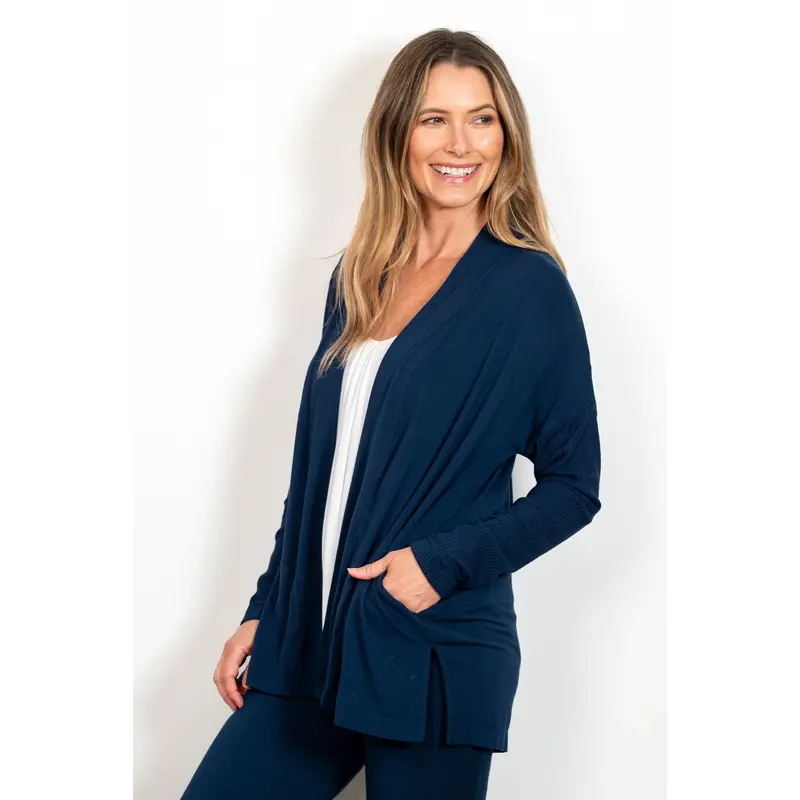 BFF Cardigan Robe | Color: Navy | Size: XL