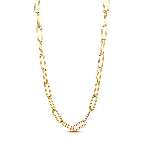 Brass Paperclip Chain Necklaces