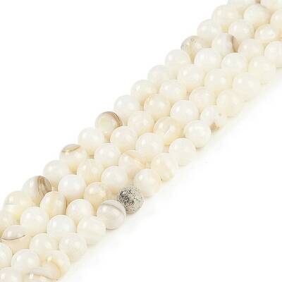 Natural Cultured Freshwater Shell Beads Strands