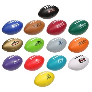 100 Custom Large Football - Stress Reliever - Polyurethane & 5 ...