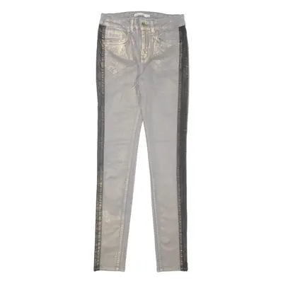 KAREN MILLEN Womens Jeans Grey Slim Skinny W24 L29