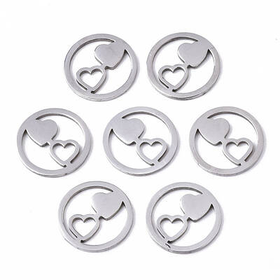 Non-Tarnish Valentine's Day 201 Stainless Steel Charms