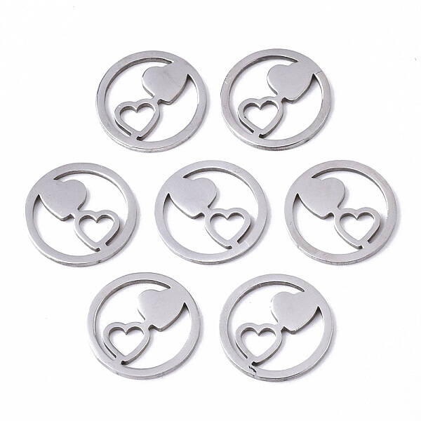 Non-Tarnish Valentine's Day 201 Stainless Steel Charms
