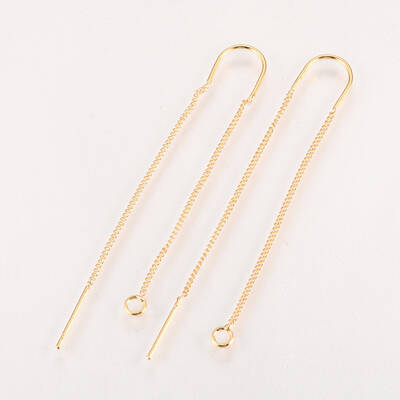 Brass Stud Earring Findings