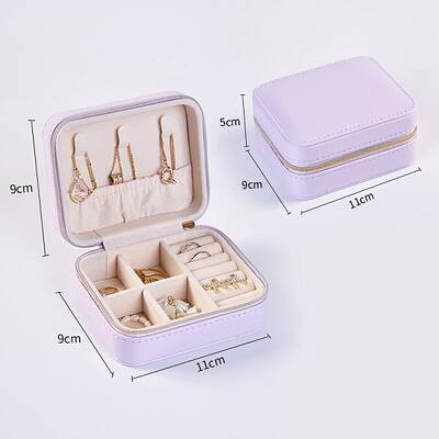 Rectangle PU Leather Jewelry Box