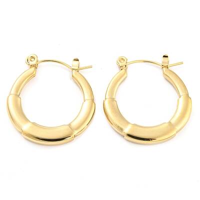 Ring 304 Stainless Steel Hoop Earrings for Women