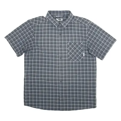 COLUMBIA Mens Shirt Grey Check M