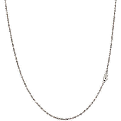 1Pc 925 Sterling Silver Rope Chain Necklaces