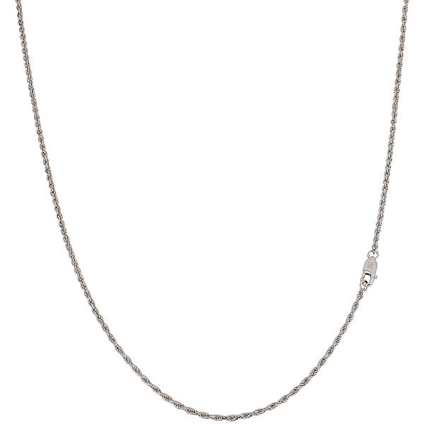 1Pc 925 Sterling Silver Rope Chain Necklaces