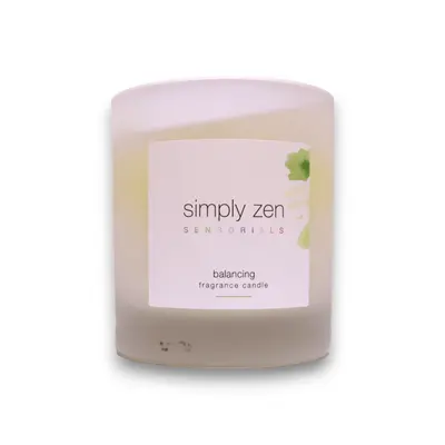 Balancing Bergamot Scented Candle Simply Zen Sensorials 240g
