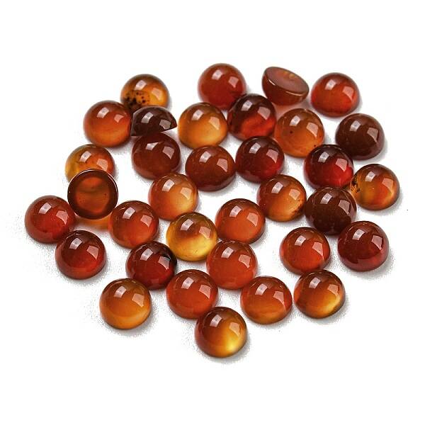 Natural Red Agate Cabochons