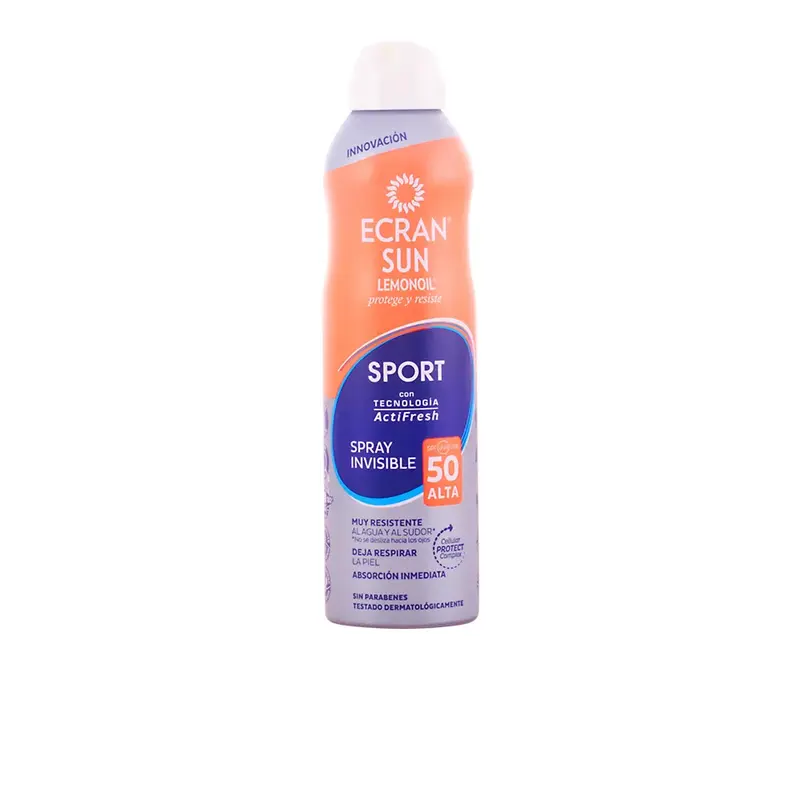 Ecran Sun Lemonoil Sport Spray Invisibile Spf50 250ml