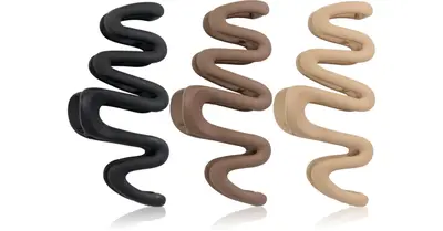 Brushworks Wave Claw Hair Clips 3pcs